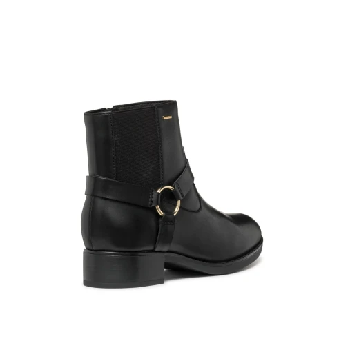 Geox Felicity ABX Woman Ankle Boot Black Waterproof Breathable Leather 38 Urban Style Everyday City Dressing Protection Rain Fast Delivery Easy Exchange - Geox - Image 7