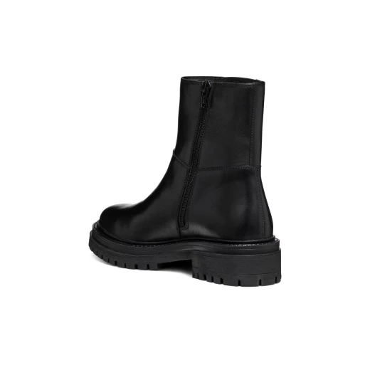 Geox Iridea Woman Ankle Boots Black Leather Size 41 Breathable Urban Contemporary Design Fast Delivery Easy Exchange at Geox Stores - Geox - Image 11