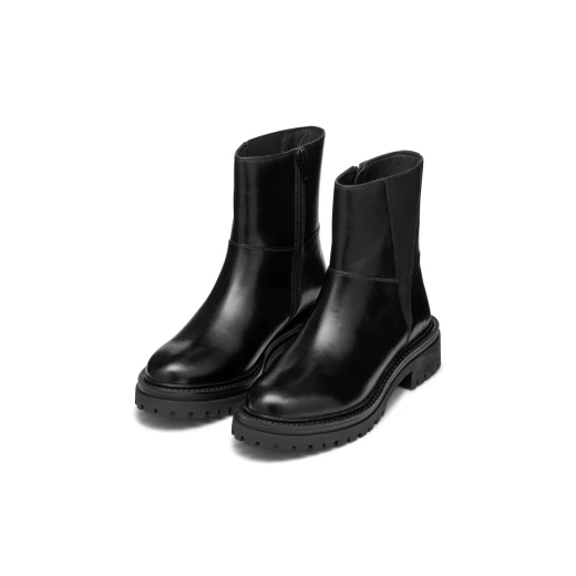Geox Iridea Woman Ankle Boots Black Leather Size 41 Breathable Urban Contemporary Design Fast Delivery Easy Exchange at Geox Stores - Geox - Image 6