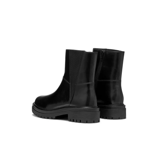 Geox Iridea Woman Ankle Boots Black Leather Size 41 Breathable Urban Contemporary Design Fast Delivery Easy Exchange at Geox Stores - Geox - Image 7