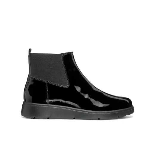 Arlara Woman Ankle Boots Breathable Black 37 Casual Design Patent Effect Material Comfortable Support Well Being Fast Delivery Easy Exchange GEOX/JOR Stores Arlara Woman Ankle Boots Breathable Black 37 Casual Design Patent Effect Material Comfortable Support Well Being Fast Delivery Easy Exchange GEOX/JOR Stores