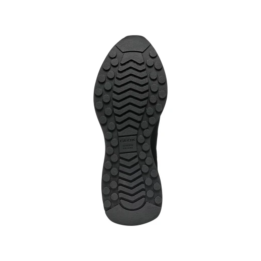 Amabel Woman LowCut Sneakers Black Nappa Leather Retro Running Shoe Style Breathable Comfortable Everyday Casual Footwear Size 37 Item Code D46MDA.00085.C9999 - Geox - Image 5