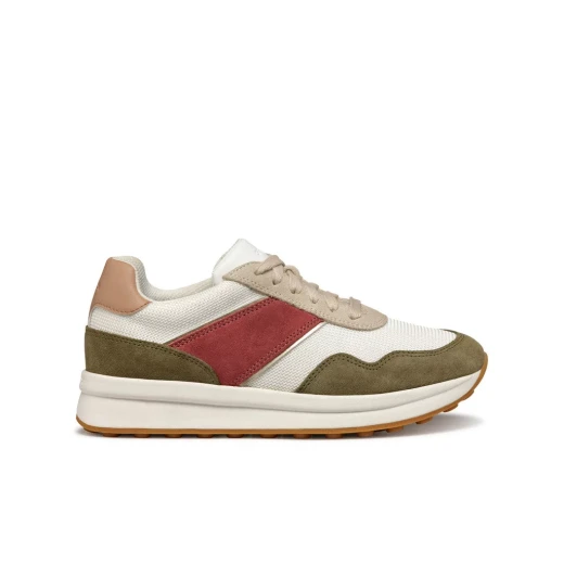 Geox Runntix Woman Sneakers: Stylish Casual Shoes for Women, Breathable Upper with Contrasting Textures, Perfect for Leisure 37, Multicolor - Geox - Image 2