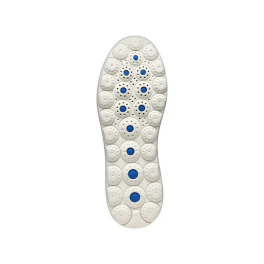 Geox Spherica EC4.1 Woman's White Leather Sneakers Size 37 Featuring Breathable Ultra Cushioning and Glam Jewel Details for Everyday Active Chic Style - Geox - Image 6
