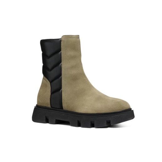 Geox Vilde Woman Ankle Boots in Musk Suede and Leatherette Material, Comfortable Cushioning Design, Active Style, Size 39, Fast Delivery, Easy Exchange - Geox - Image 17