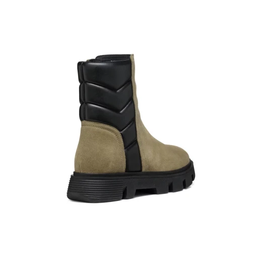 Geox Vilde Woman Ankle Boots in Musk Suede and Leatherette Material, Comfortable Cushioning Design, Active Style, Size 39, Fast Delivery, Easy Exchange - Geox - Image 5