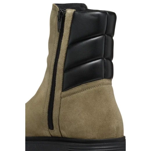 Geox Vilde Woman Ankle Boots in Musk Suede and Leatherette Material, Comfortable Cushioning Design, Active Style, Size 39, Fast Delivery, Easy Exchange - Geox - Image 7