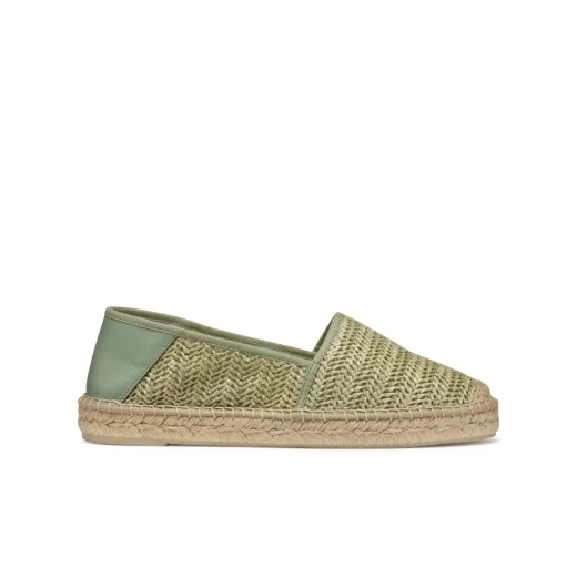 حذاء لامبيدوزا نسائي سهل الارتداء من الإسبادريل نعناعي مقاس 38، خفيف الوزن وقابل للتنفس