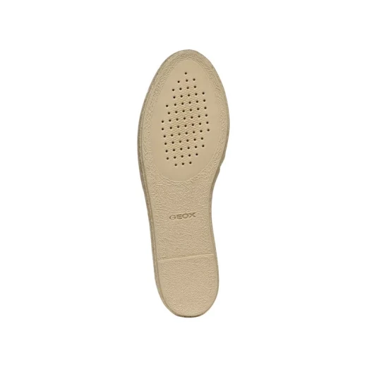 Lampedusa Woman Camel Espadrille Slip On Sneaker Raffia and Leather Detailing Size 39 Breathable Lightweight Summertime City Style - Geox - Image 10