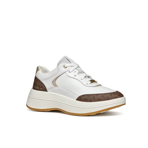 Geox Spherica ECUB-3 Woman's Sneakers White Nappa Leather Ultra Cushioning Sporty Casual Design Size 37 Lightweight Breathable Superior Comfort Ideal for Weekend Outfits - Image 13