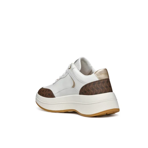 Geox Spherica ECUB-3 Woman's Sneakers White Nappa Leather Ultra Cushioning Sporty Casual Design Size 36 Breathable Lightweight Comfortable Fast Delivery Easy Exchange - Geox - Image 16