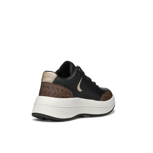 Geox Spherica ECUB-3 Woman's Sneaker Lightweight Cushioned Sporty Casual Style Nappa Leather 36 Black Fast Delivery Easy Exchange - Geox - Image 7