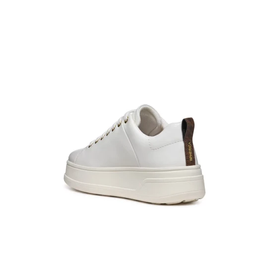 Geox Spherica ECUB-2 Woman's Sneaker White Nappa Leather Flatform 37 Comfortable Breathable Sporty Chic Everyday Style - Geox - Image 9