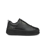 Geox Spherica ECUB 2 Woman's Sneaker in Black, Size 41, Ultra Breathable, Comfortable, and Stylish Flatform Design, Perfect for Everyday Wear