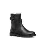 Geox Serilda Woman Ankle Boots Black Leather Size 37 Breathable Comfortable Design for City Wear Day and Night Easy Low Heel Classic Style Fast Delivery Exchangeable - Geox