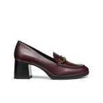 Walk Pleasure 55 Women's Leather Heels Wine 36 City Walking Shoes