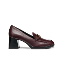 Walk Pleasure 55 Women's Leather Heels Wine 38 City Walking Shoes
