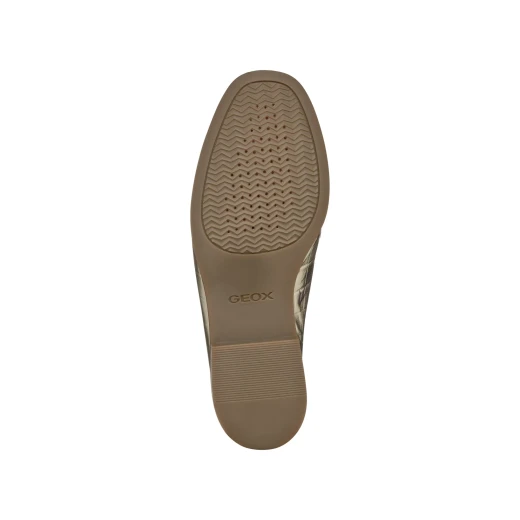 Geox CLORIDIE Woman Loafers 37 Gold Open Back Metallic Leather Breathable Comfortable Shoes For Women D46XGE.0008W.C2012 Perfect for Special Occasions - Cloridie - Image 6