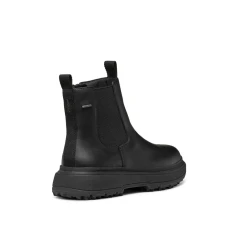 Geox Lamidie + Grip Women's Ankle Boots Black Size 37 Hybrid Design Breathable Nappa Leather Comfortable Gripping Sole Leisure Wear D46XMD.00085.C9999