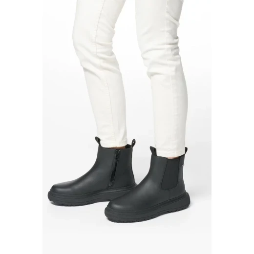 Geox Lamidie + Grip Women's Ankle Boots Black Size 37 Hybrid Design Breathable Nappa Leather Comfortable Gripping Sole Leisure Wear D46XMD.00085.C9999 - Geox - Image 3
