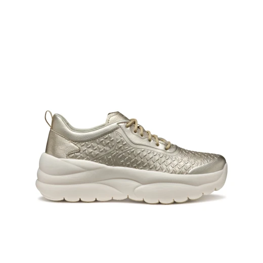 XTORS Woman Sneakers Metallic Leather Light Gold Size 39 Casual Shoes XTORS Woman Sneakers Metallic Leather Light Gold Size 39 Casual Shoes