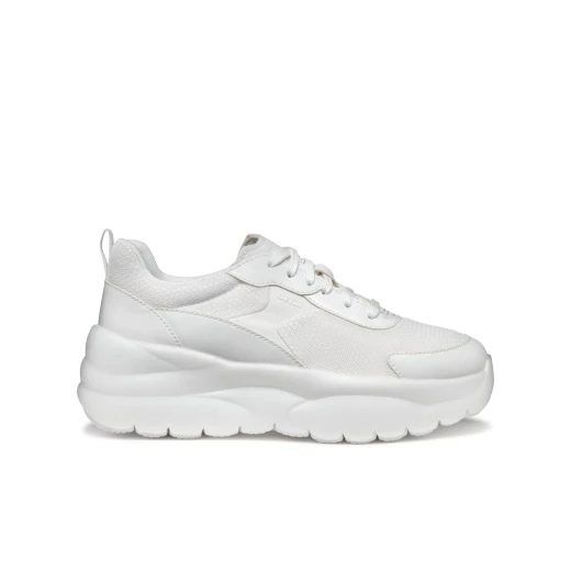XTORS Woman Sneakers White Mesh Leather Effect Casual Shoes Size 39 - Geox - Image 11