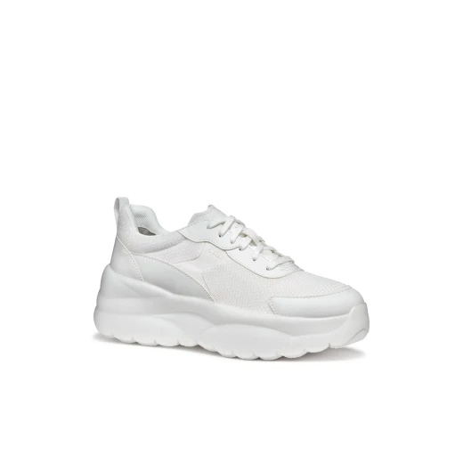 XTORS Woman Sneakers White Mesh Leather Effect Casual Shoes Size 39 - Geox - Image 12