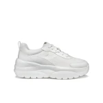 XTORS Woman Sneakers White Mesh Leather Effect Casual Shoes Size 39 - Geox