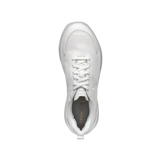 XTORS Woman Sneakers White Mesh Leather Effect Casual Shoes Size 39 - Geox - Image 4