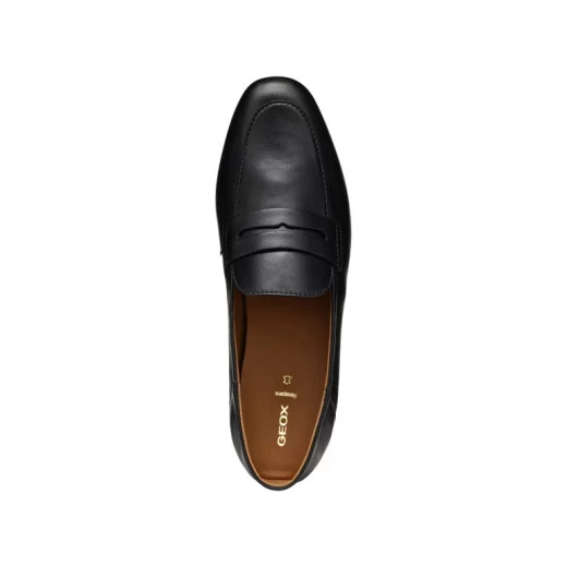 Mantinea Women's Lightweight Breathable Loafer Black Nappa Leather Square Toe Design Comfortable All Day Wear Size 36 City Engagement Formal Refinement - Mantinea - Image 4