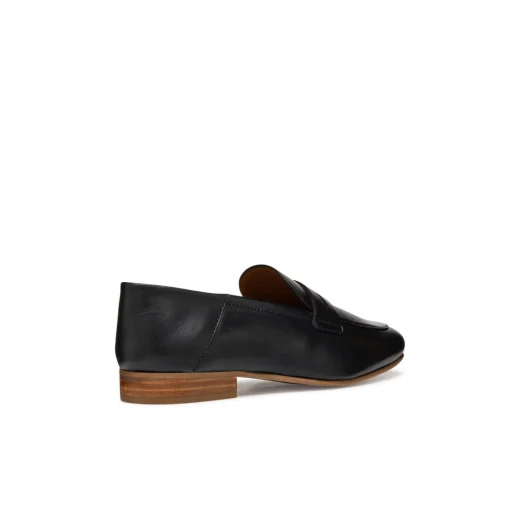 Mantinea Women's Lightweight Breathable Loafer Black Nappa Leather Square Toe Design Comfortable All Day Wear Size 36 City Engagement Formal Refinement - Mantinea - Image 7