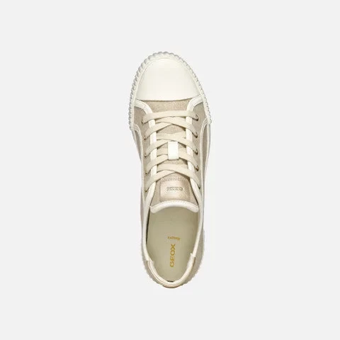 Blomiee Woman Low Cut Sneaker Light Taupe 41 Shiny Fabric and Leather Effect Stylish and Sporty Design Breathable Comfort for Everyday Wear - Blomiee - Image 11