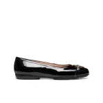 Annytah Woman Black Patent Leather Ballet Flats Size 36 Stylish City Shoes for Women Perfect for Office and Evening Wear Comfortable Design ITEM CODE D557NB 00066 C9999 - Geox