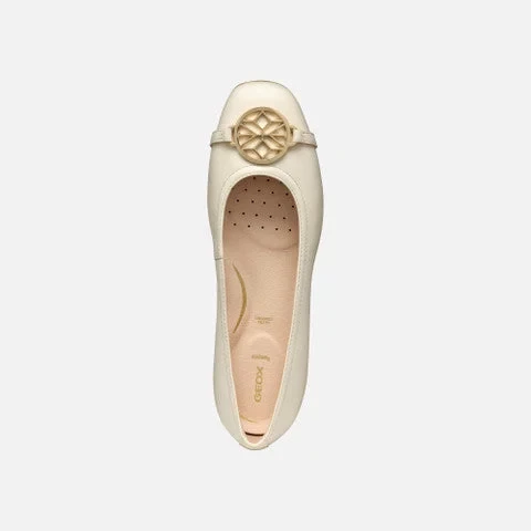 Annytah Woman Ballet Flats Papyrus 38 Lightweight Breathable Slip On - Geox - Image 6