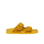 Sandybett Woman Sandals Yellow Suede 36 Everyday Comfort Breathable - Geox