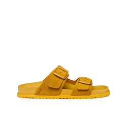 Sandybett Woman Sandals Yellow Suede 36 Everyday Comfort Breathable