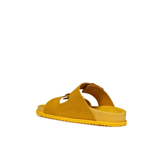 Sandybett Woman Sandals Yellow Suede 36 Everyday Comfort Breathable - Geox - Image 8