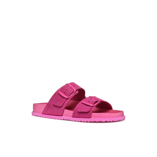 Sandybett Woman Fuchsia Sandals with Suede Upper for Women, Size 36 EU, Designed for Everyday Comfort and Breathability. Modern Design for Warm Weather. - Geox - Image 12
