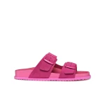 Sandybett Woman Fuchsia Sandals with Suede Upper for Women, Size 36 EU, Designed for Everyday Comfort and Breathability. Modern Design for Warm Weather. - Geox