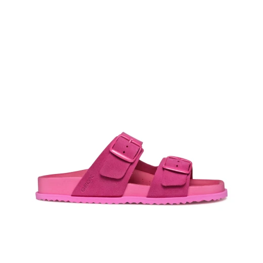 Sandybett Women's Fuchsia Sandals Size 38 Comfortable Suede Upper Breathable Design for Everyday Wear Stylish Footwear for Warm Weather D558RA.00022.C8002 - Geox - Image 2