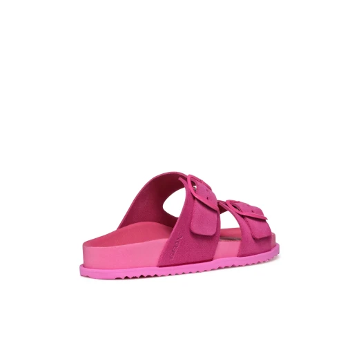 Sandybett Woman Fuchsia Sandals with Suede Upper for Women, Size 36 EU, Designed for Everyday Comfort and Breathability. Modern Design for Warm Weather. - Geox - Image 7