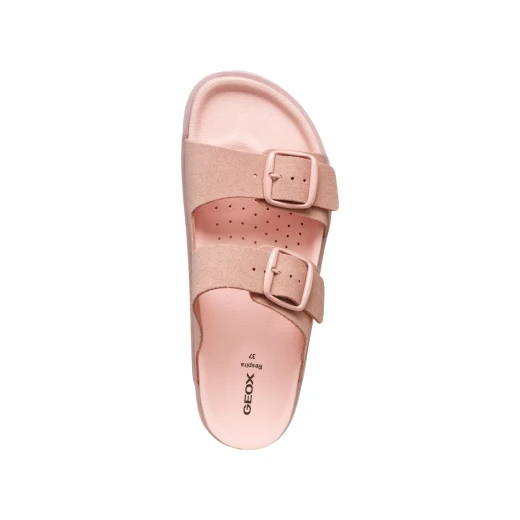 Sandals Sandybett Woman Rose Suede Upper 39 Everyday Comfort - Geox - Image 4