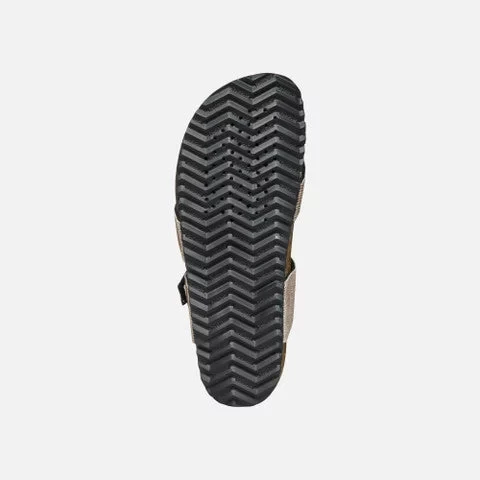 Brionia Woman's Gold Sandals 38 Pearlescent Leather Effect Crossover Band Design Comfortable Breathable Anatomic Sole Outdoor Vibe Everyday Style - Geox - Image 7