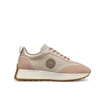 Amabel Woman Sneakers Sand Color 41 Size Stylish Suede and Fabric Upper Breathable Casual Shoes Active Energy Design for Women - Geox