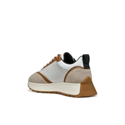 Amabel Woman Light Taupe Suede and Nylon Sneakers 36 Modern Breathable Comfort Casual Active Design Statement Shoes Featuring Textured Uppers for Everyday Wear - Geox - Image 5