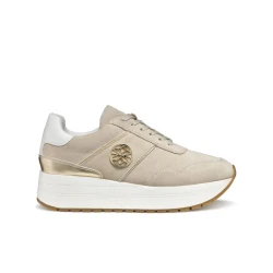 Nekency Woman Casual Sneakers Taupe 41 Breathable Wedge Shoes
