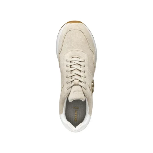 Nekency Woman Casual Sneakers Taupe 41 Breathable Wedge Shoes - Geox - Image 9