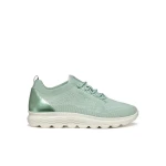 Geox Spherica Woman Sneakers Mint Green 40 Recycled PET Bottles - Geox