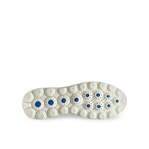 حذاء رياضي نسائي Geox Spherica NUDE، مقاس 41، تصميم منخفض، حذاء عصري للمدينة مع خيوط PET معاد تدويرها وتأثير جلد معدني، يضمن الراحة والتوسيد والمظهر المعاصر. - جيوكس - Image 3