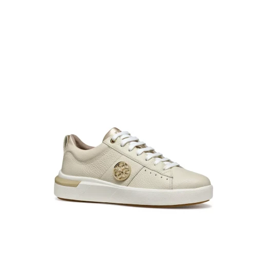 Dalyla Woman Papyrus Sneakers: Contemporary Design, Tumbled Leather & Python Print, Breathable & Comfortable, City-Perfect Styling, Size 36 - Geox - Image 6